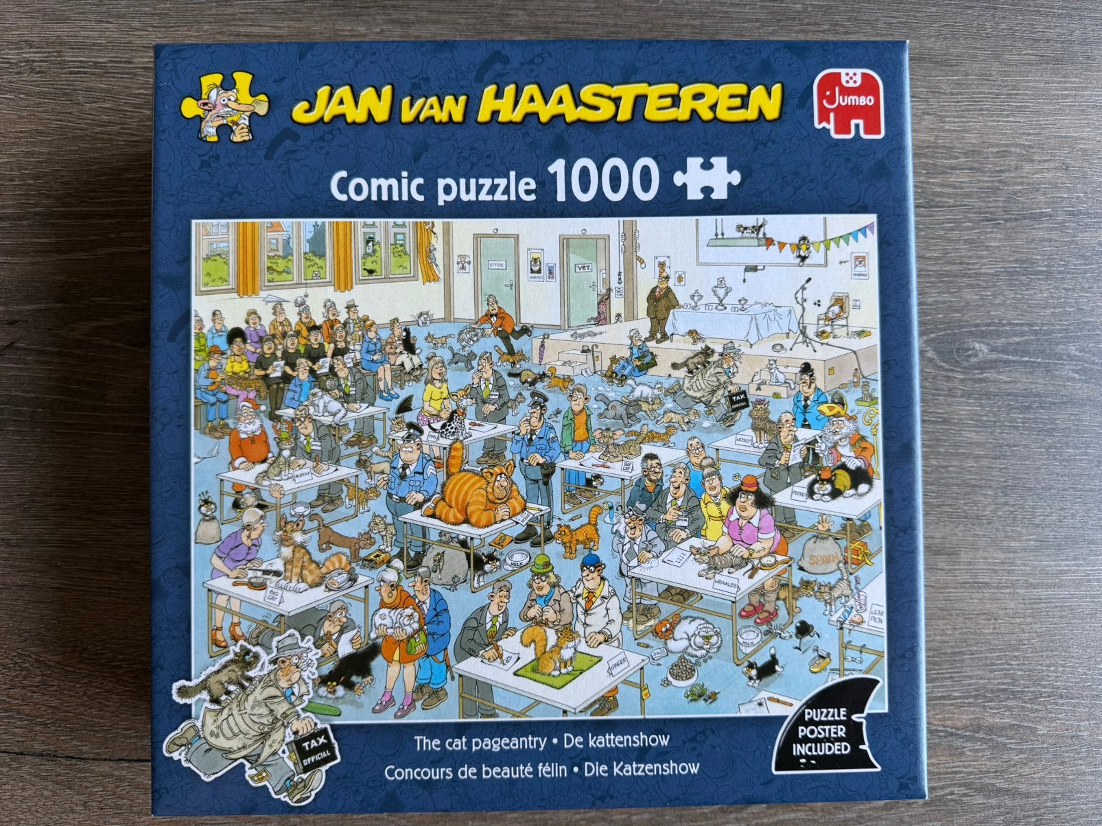 Jan van Haasteren De kattenshow Nieuwstaat, Ophalen of Verzenden, 500 t/m 1500 stukjes, Zo goed als nieuw