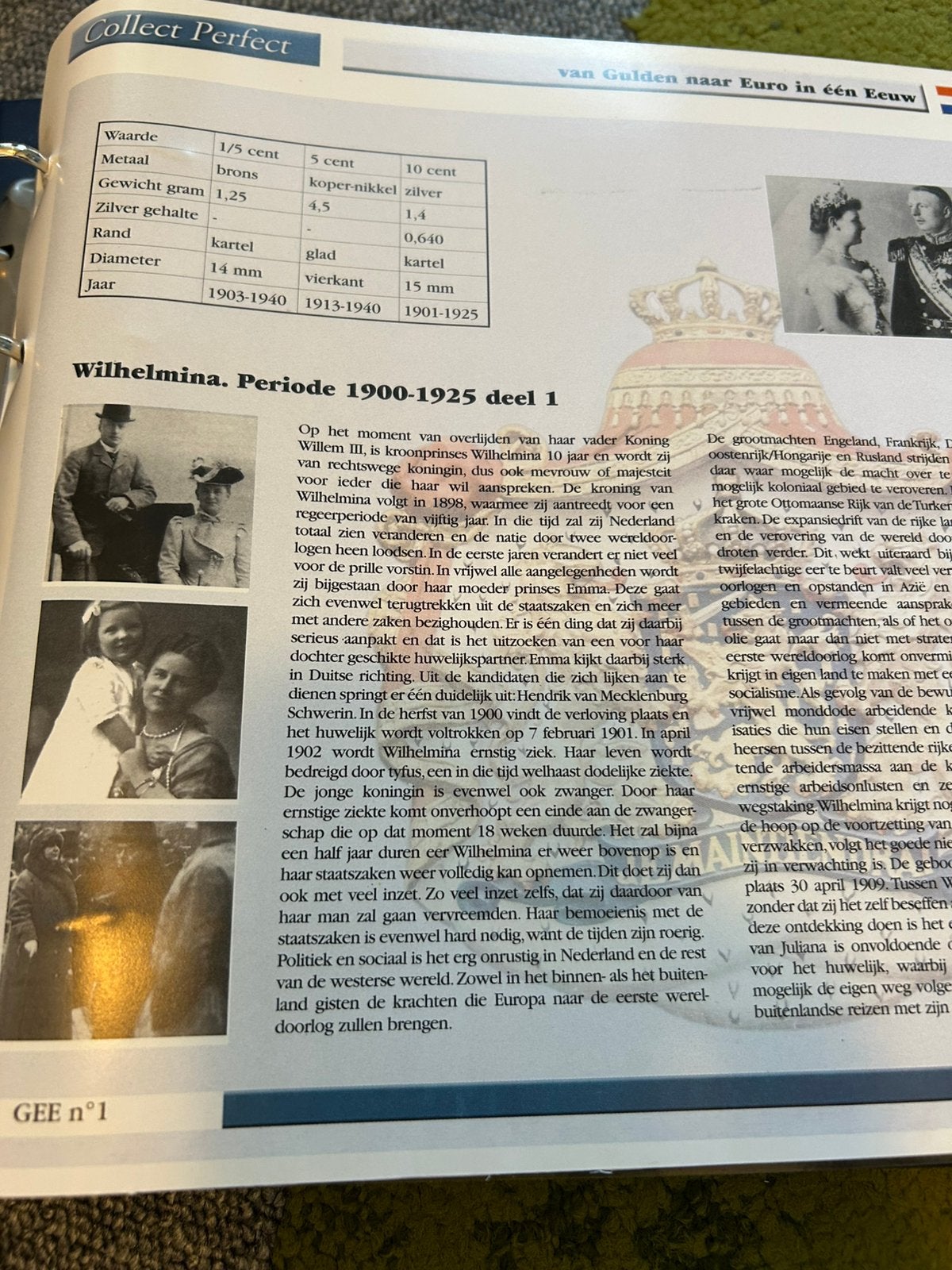 Plus 40 muntenalbum, Verzenden, Nederland, Bankbiljetten