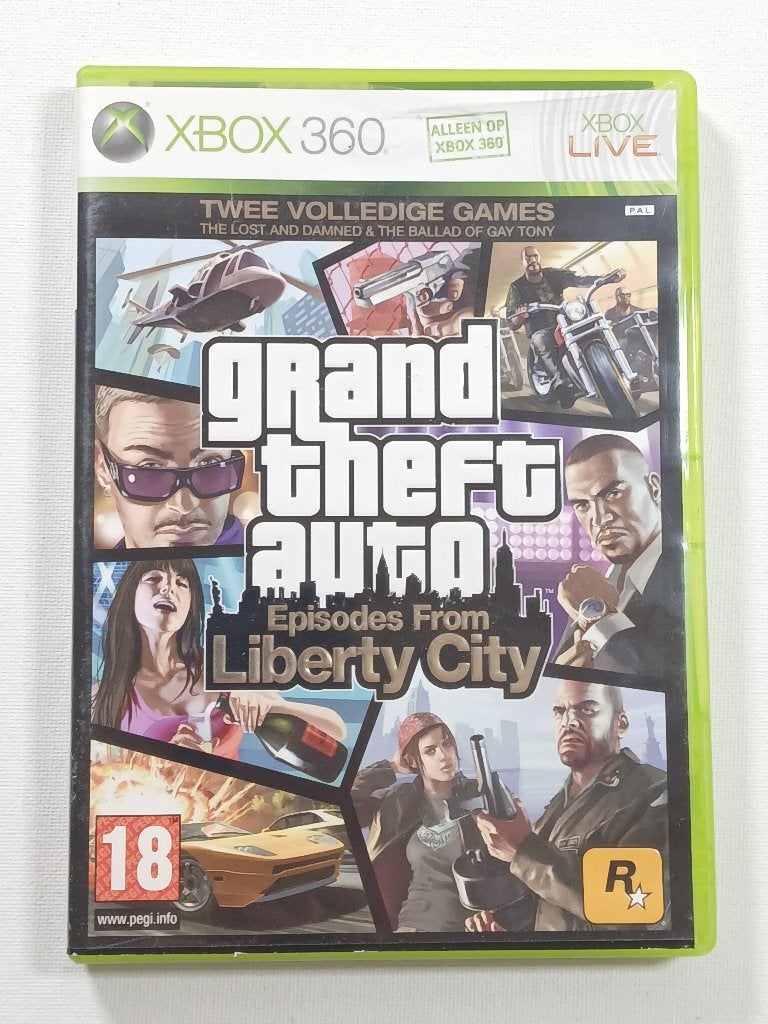 Grand Theft Auto Episodes from Liberty City - XBOX 360 - CIB, Avontuur en Actie, Gebruikt, Vanaf 18 jaar, Microsoft