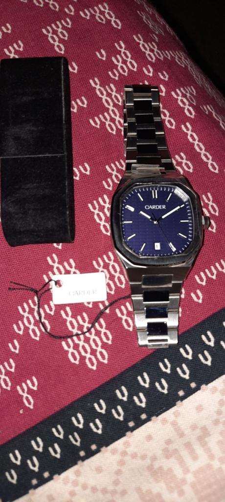 Gloednieuw Carder horloge, Overige merken, Staal, Staal, Polshorloge