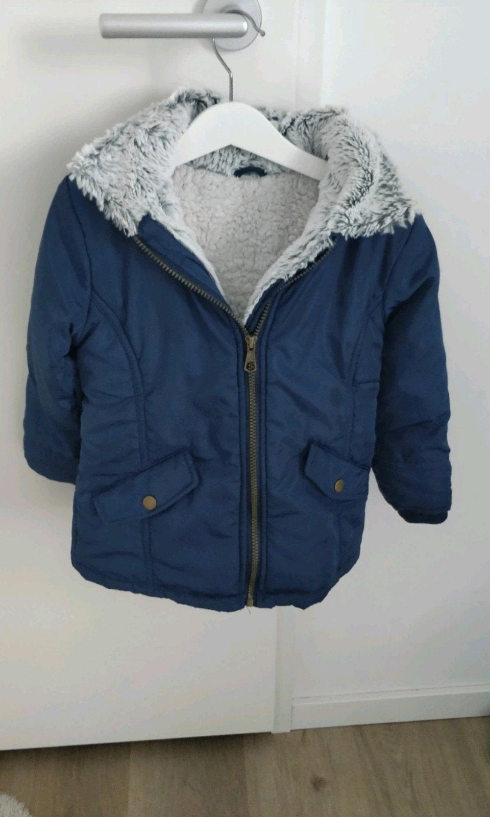 Warme winterjas maat 98/104 - ook in het groen, Kinderen en Baby's, Ophalen of Verzenden, Zo goed als nieuw, Jongen of Meisje
