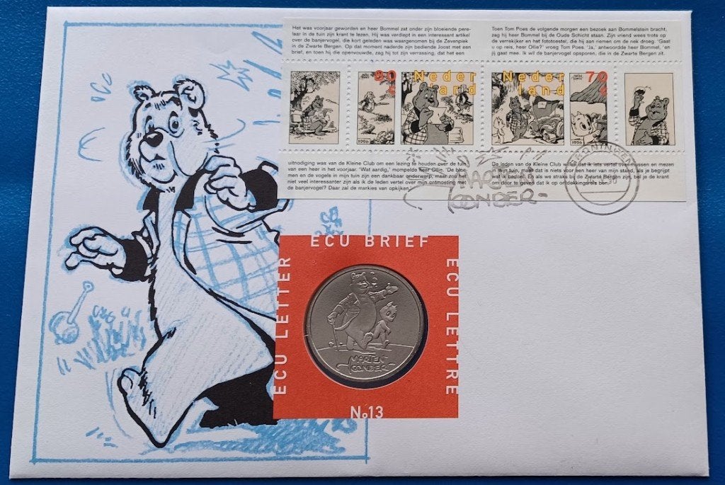 ECU brief 13 - "Olivier B. Bommel" 1996, Verzenden, Overige materialen, Nederland