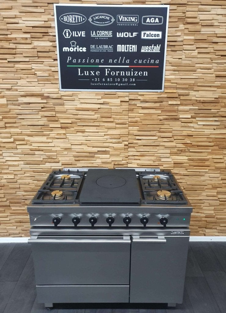 Westahl Fornuis 100cm RVS / inox Coupe de Feu 2 ovens, Niet ingevuld, 60 cm of meer, Niet ingevuld, Ophalen of Verzenden