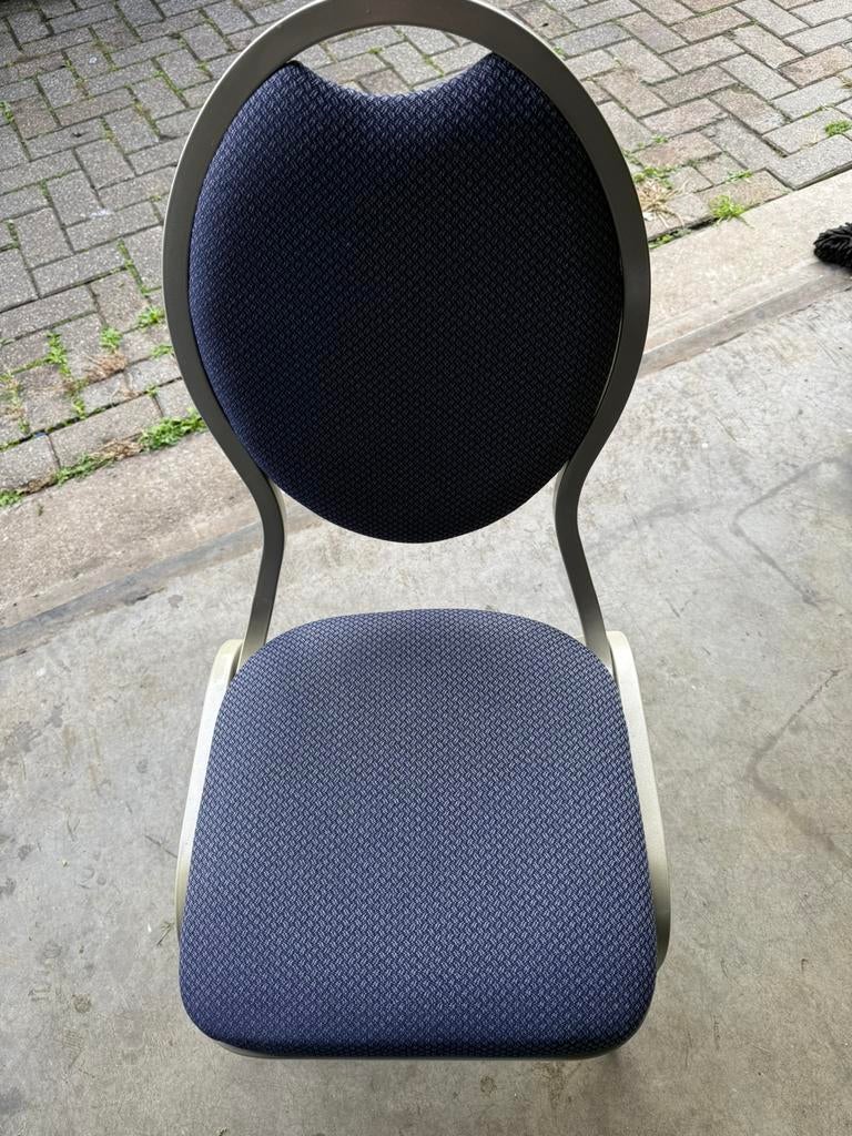 Restaurant stoel, Ophalen, Zo goed als nieuw, Blauw, Vijf, Zes of meer stoelen