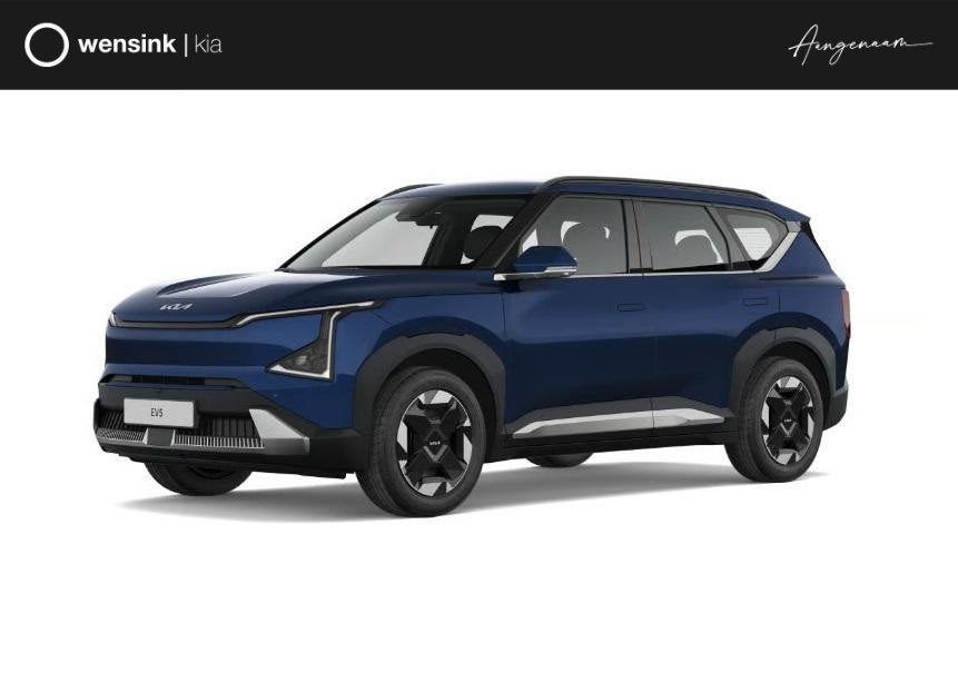 Kia EV5 Plus 81.4 kWh | Stoelventilatie | Triplezone climate, Auto's, Kia, 81 kWh, 510 min, Blauw, 218 pk