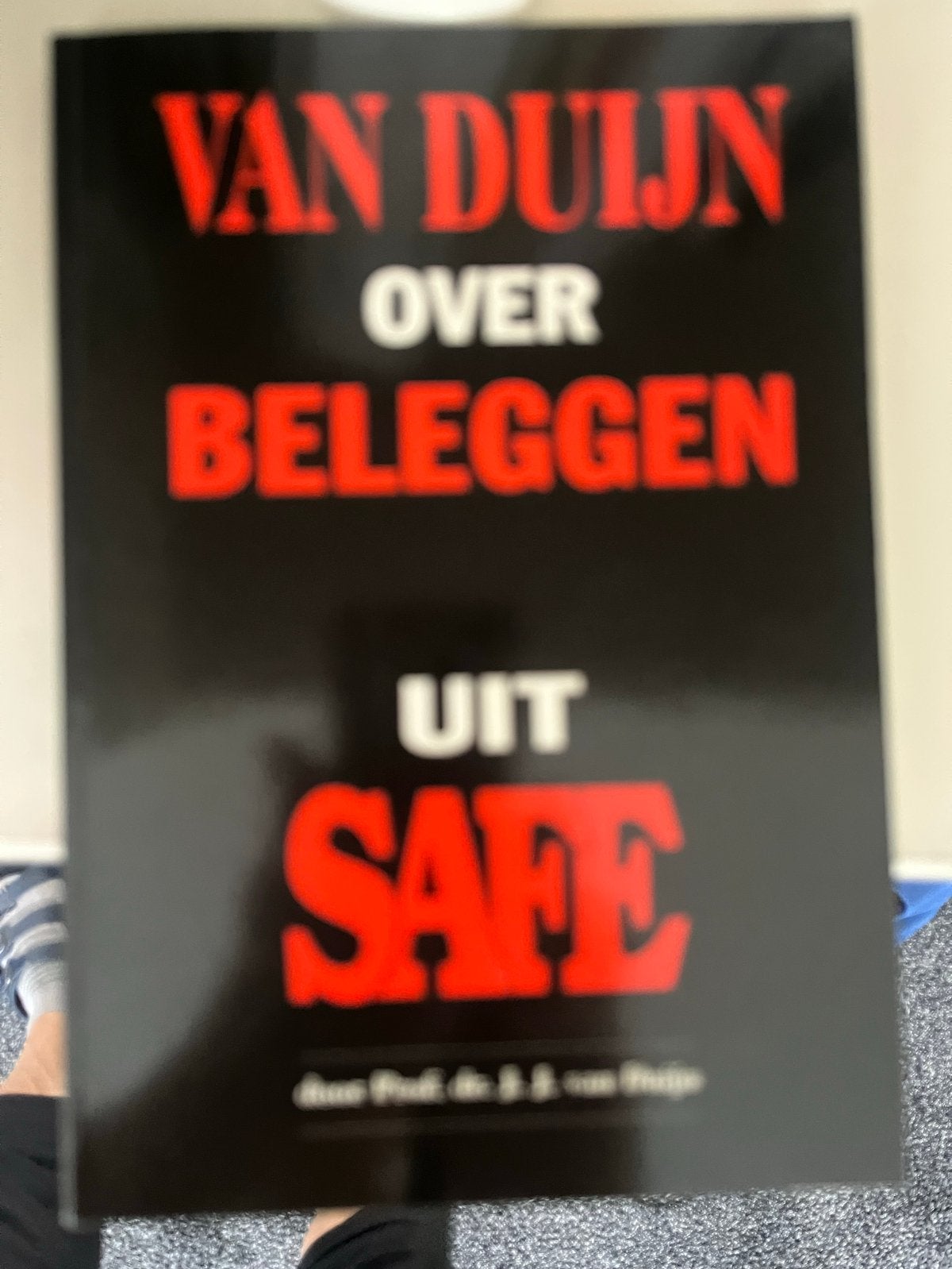 SAFE: Over beleggen uit Van Duijn, Boeken, Ophalen of Verzenden, Gelezen, Nederland