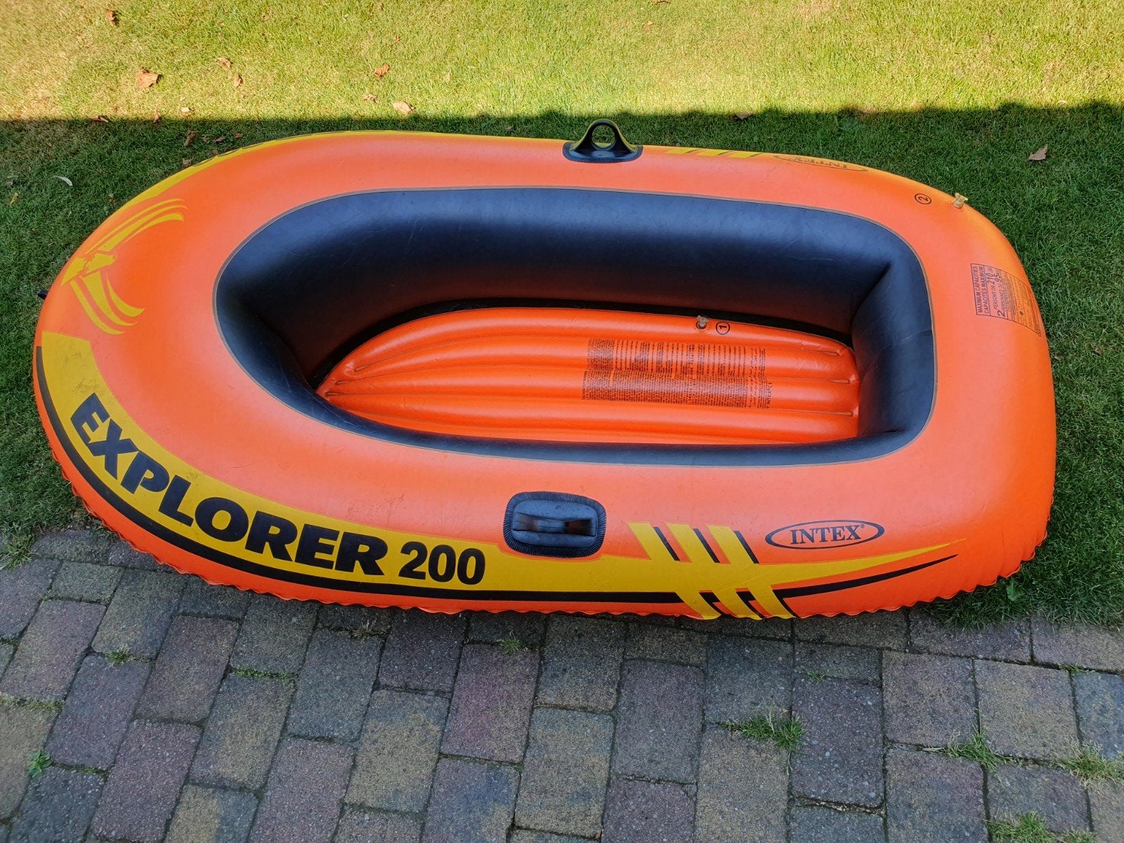 Intex Explorer 200 opblaasboot, Ophalen, Gebruikt