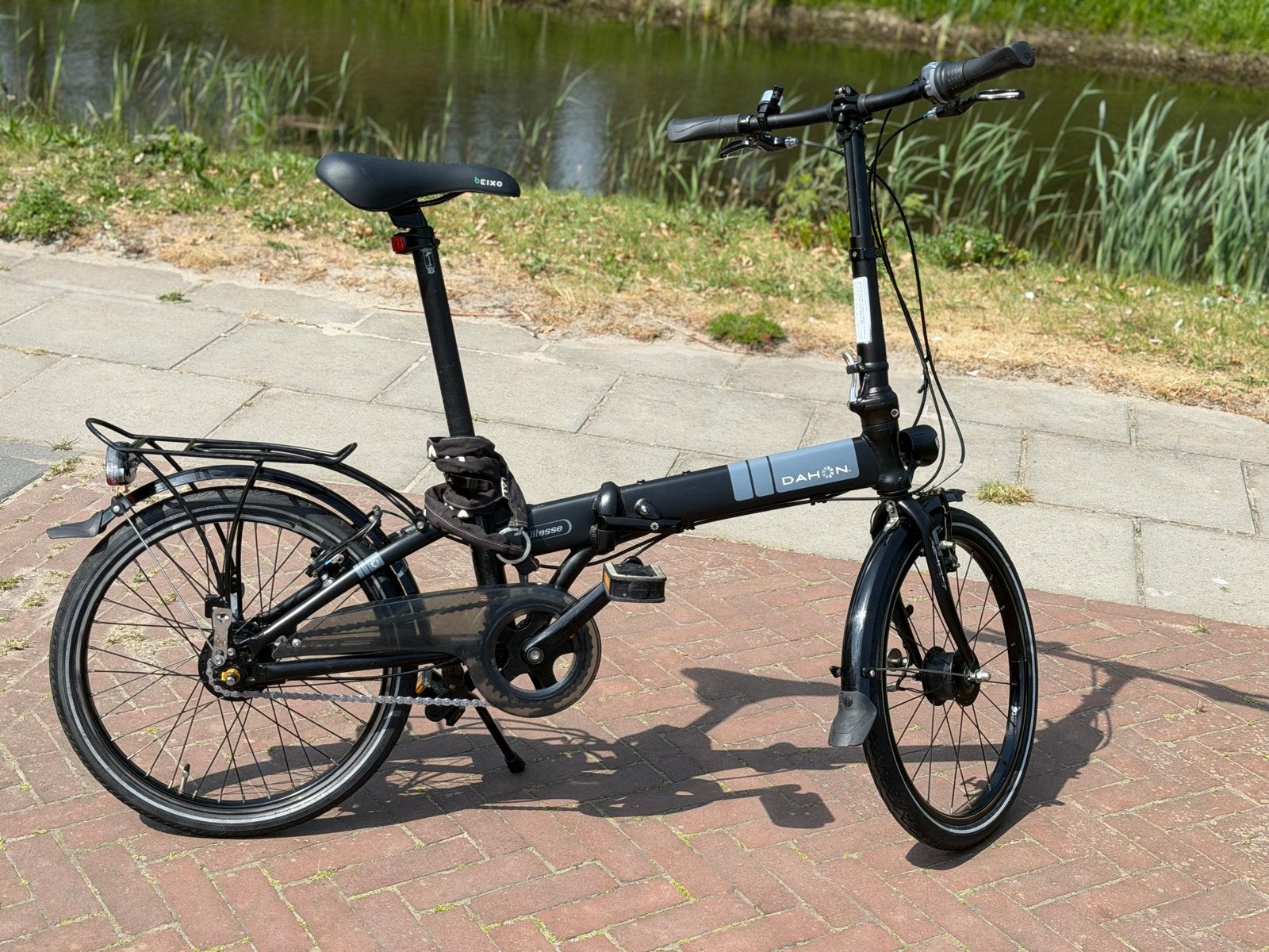 Dahon Vitesse vouwfiets - 20 inch, 7 versnellingen, pomp, Fietsen en Brommers, Ophalen, 20 inch of meer, Velgrem, Versnellingen