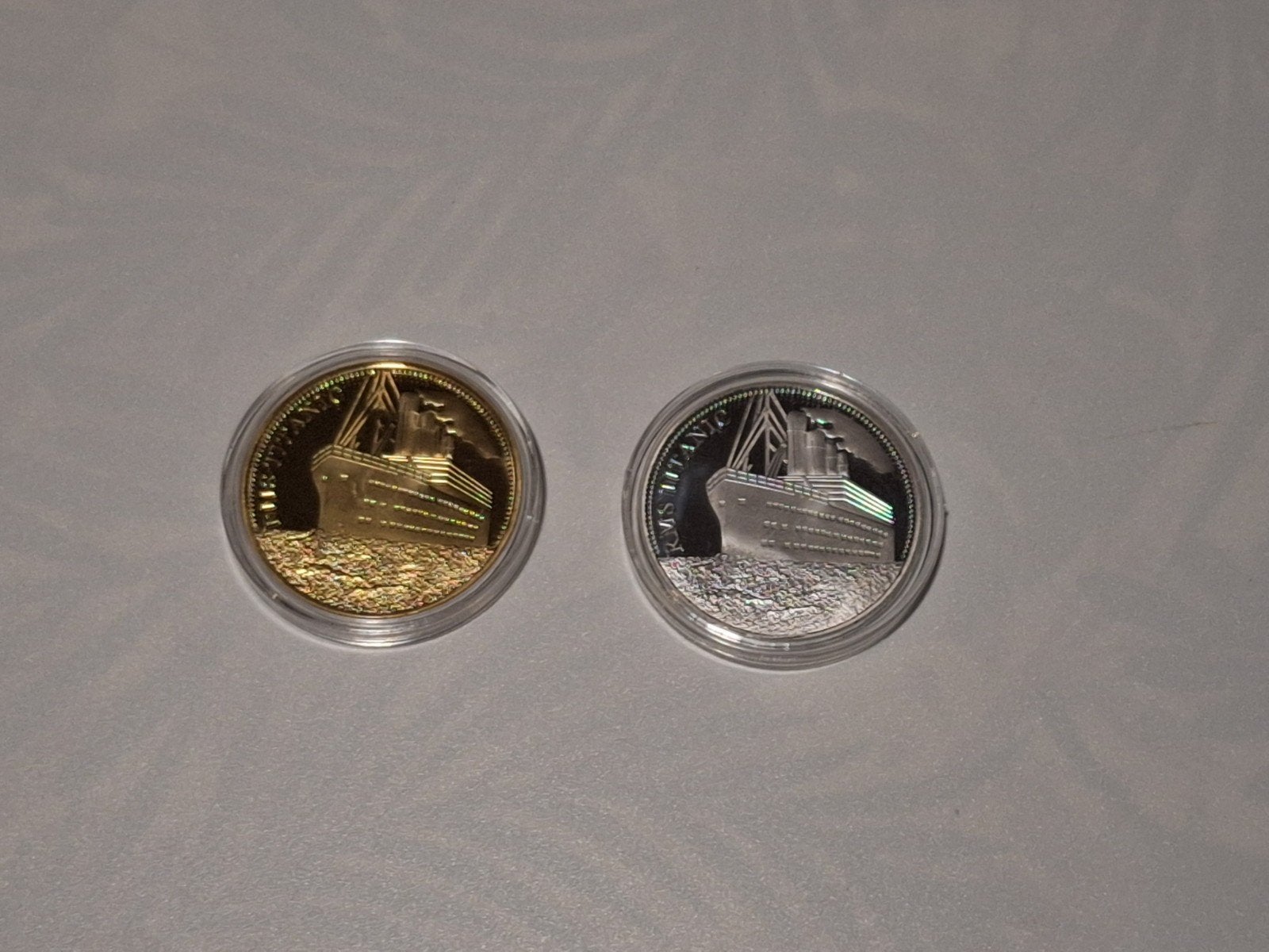 2 Titanic. Munten. Nieuw., Postzegels en Munten, Ophalen of Verzenden, Buitenland, Munten