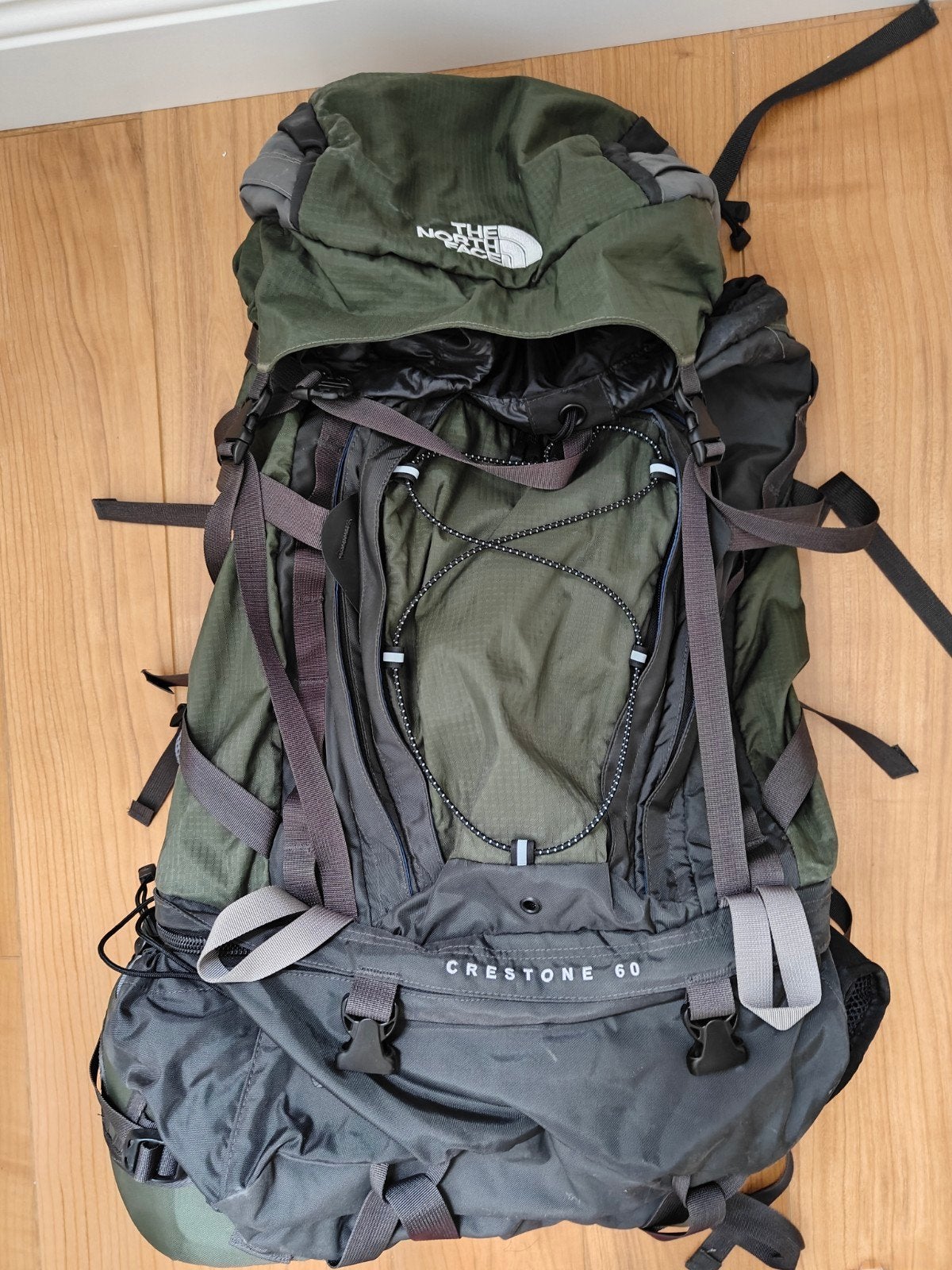 The North Face Crestone 60 Trekking Rugzak Backpack - Groen, Sieraden, Tassen en Uiterlijk, Tassen | Rugtassen, Overige merken