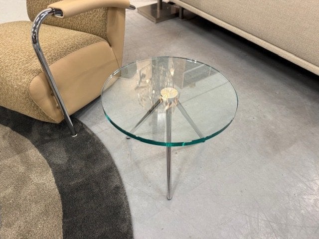 Nieuw Beek Maupertuus Bijzettafel Glas D50xH50 Design Tafel, Minder dan 50 cm, Rond, Nieuw, Minder dan 50 cm