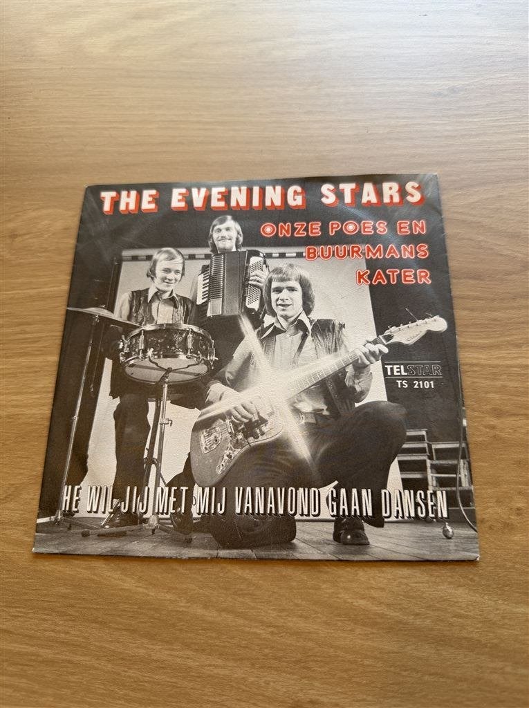 The Evening Stars - Onze poes en buurmans kater, Cd's en Dvd's, Vinyl Singles, Ophalen of Verzenden, Zo goed als nieuw, Nederlandstalig
