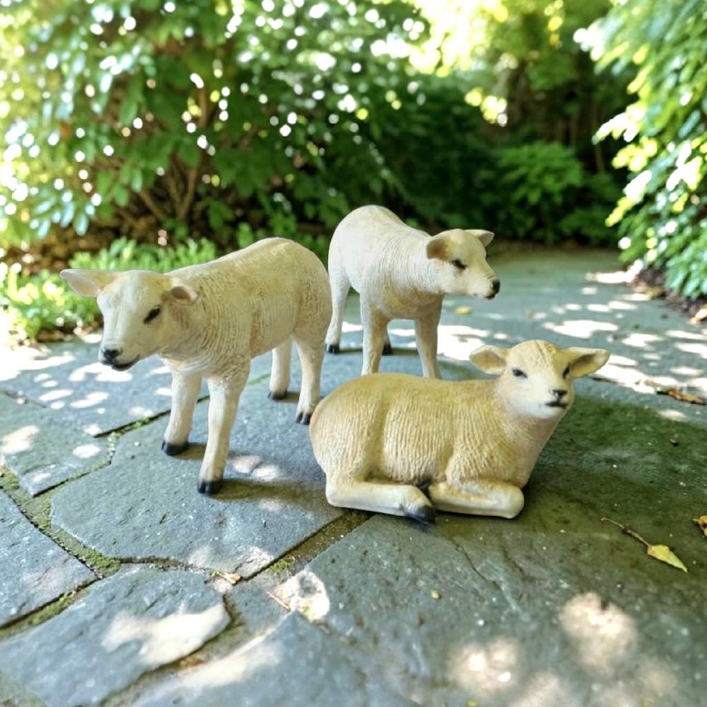 beeld lammetje, geit, beeld varken, kalf, koe beeld, schapen, Ophalen, Nieuw, Kunststof, Dierenbeeld