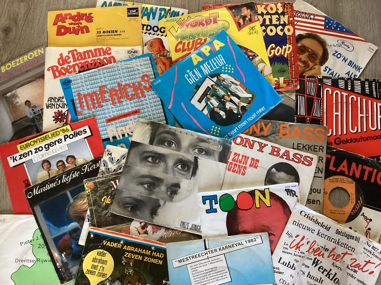 Nederlandse singles voor Piratenzenders Dj’s en Feestgangers, Gebruikt, 7 inch, Single, Ophalen of Verzenden