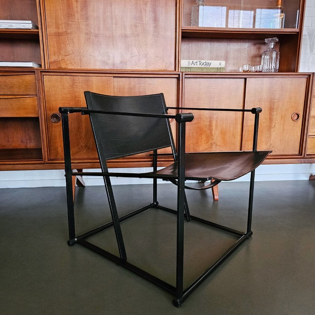 Vintage Kubus' Chair FM60 Radboud van Beekum Pastoe, Huis en Inrichting, Gebruikt, Minder dan 75 cm, Ophalen of Verzenden, X
