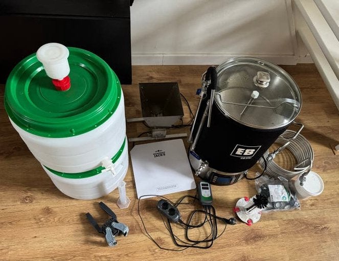 Brouwketel EB SB30p met toebehoren - complete set, Ophalen, Zo goed als nieuw