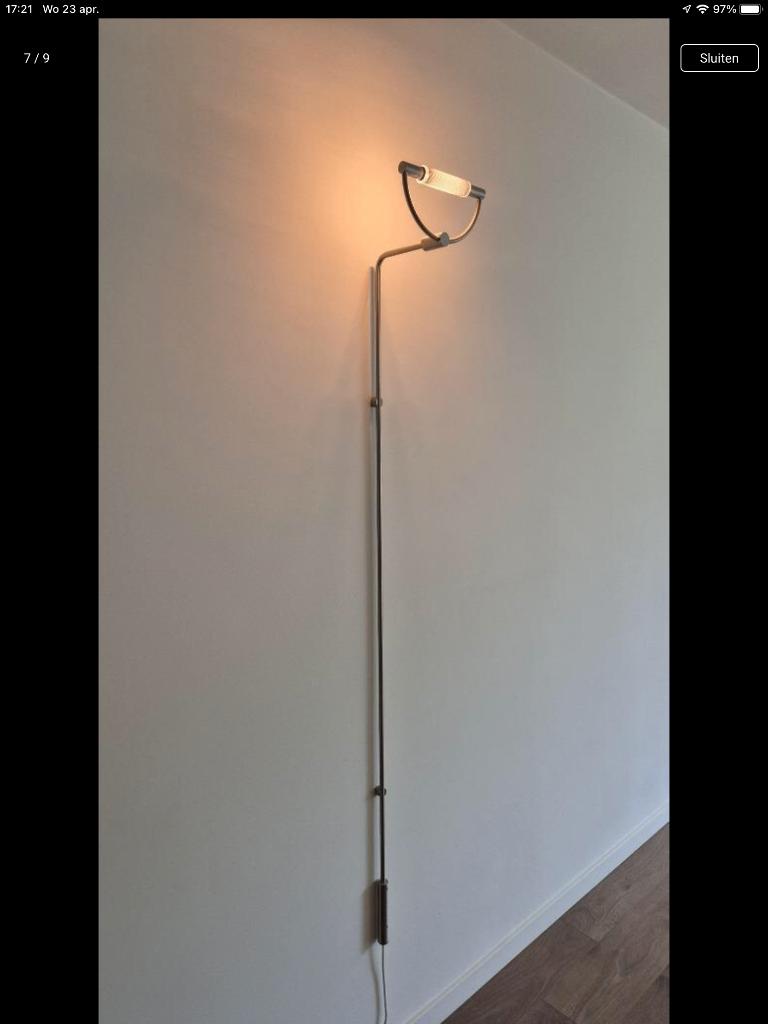 2 Cini & Nils design lamp ]Gradi parete con stelo, Ophalen of Verzenden, Zo goed als nieuw, Nvt, 150 tot 200 cm