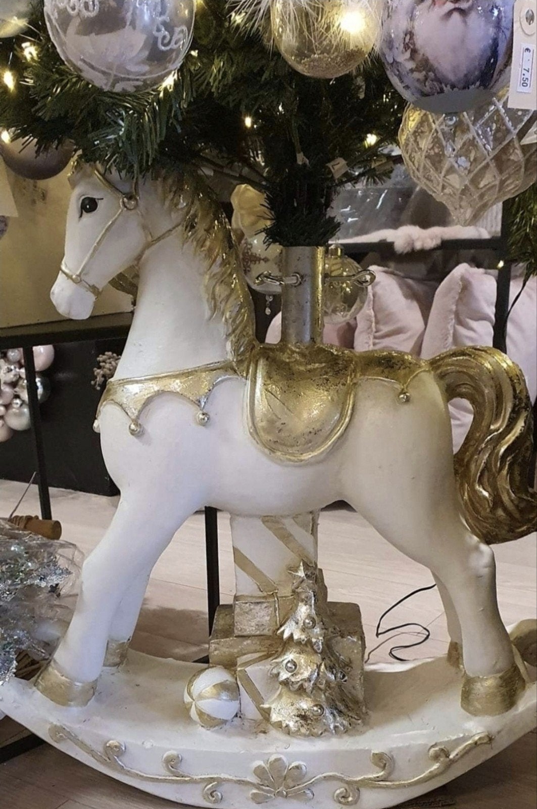 Kerstboom Standaard Hobbelpaard Clayre & Eef, Diversen, Onbekend, Nieuw, Ophalen of Verzenden, Onbekend