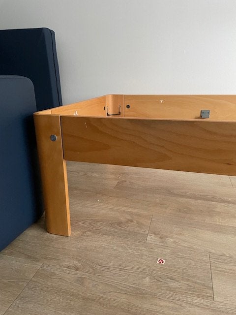 Auping Auronde 2000 1 persoons bedden, Ophalen, 90 cm, Eenpersoons, Bruin