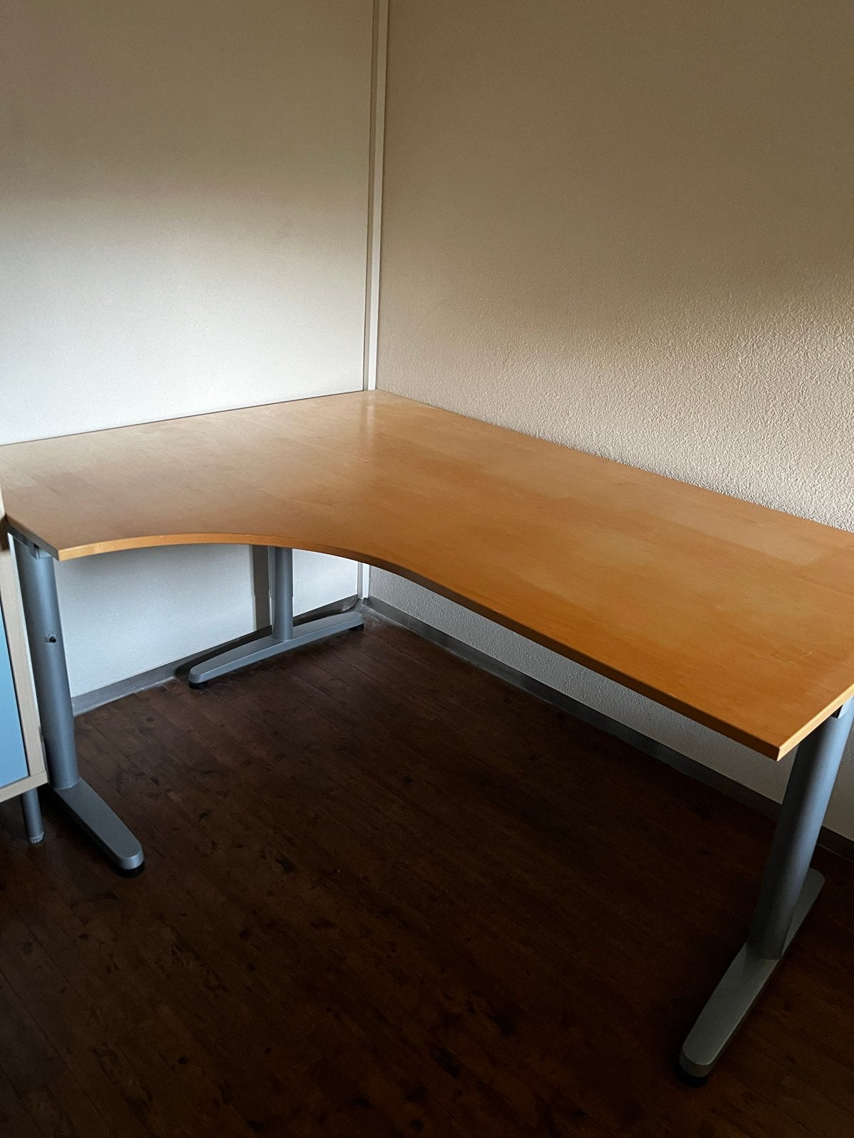 Hoekbureau Ikea Galant, Ophalen, Gebruikt, Hout, Hoekbureau