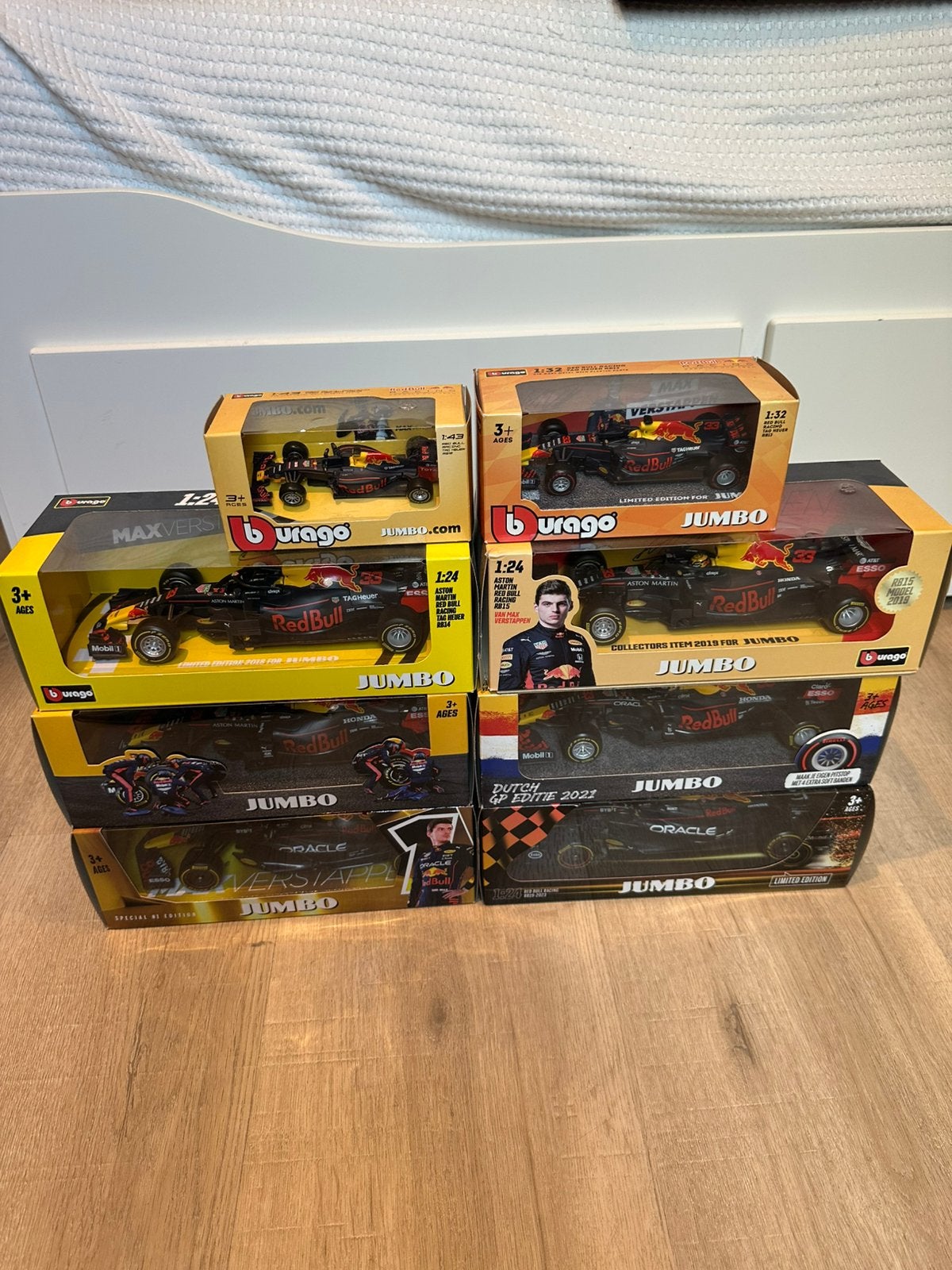 Jumbo Max Verstappen collectie 2016 t/m 2023 - Compleet, Ophalen of Verzenden, Zo goed als nieuw, Auto's