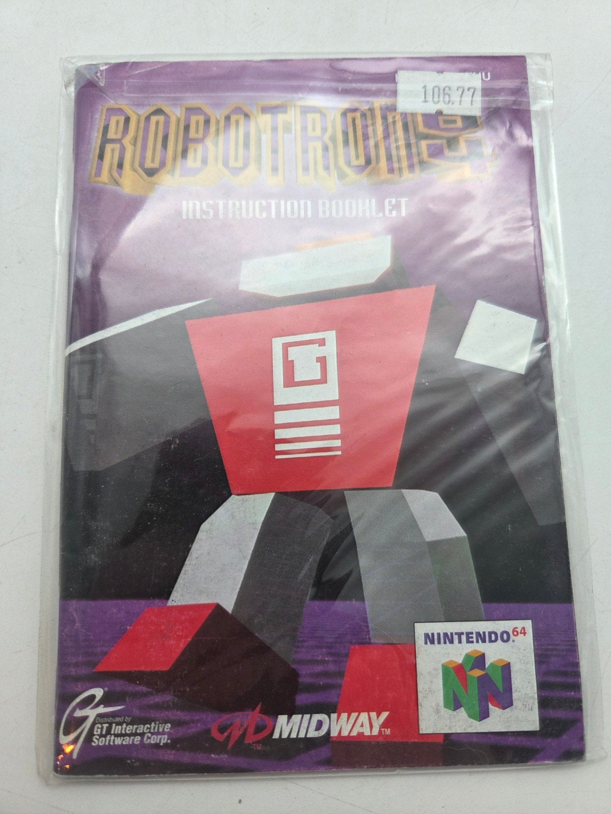 Robotron 64 Handleiding Nintendo 64, Spelcomputers en Games, Games | Nintendo 64, Gebruikt, Shooter, 1 speler, Info@gtinteractive.com