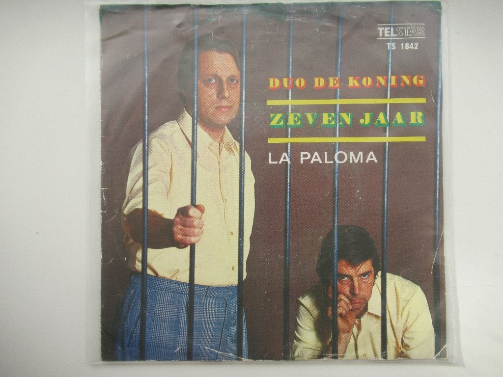 DUO DE KONING # ZEVEN JAAR ( de bajes in) LA PALOMA, 7 inch, Ophalen of Verzenden, Levenslied of Smartlap, Overige typen