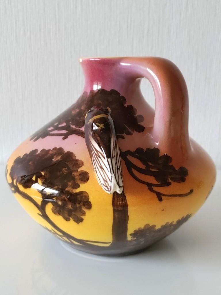 Vintage FRANCE St Jean Art Provencale vaas, Ophalen of Verzenden