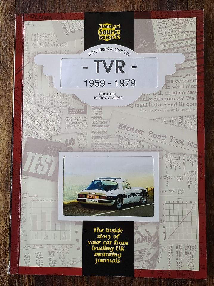 TVR 1959-1979 Road Tests & Articles zeldzaam boekwerk 96bl, Ophalen of Verzenden, Zo goed als nieuw, Overige merken, Trevor Alder