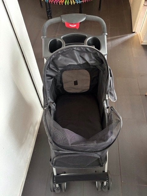 Hondenbuggy Inklapbaar – Tot 15 kg – Lichtgewicht, Dieren en Toebehoren, Honden-accessoires, Overige merken, Ophalen, Zo goed als nieuw