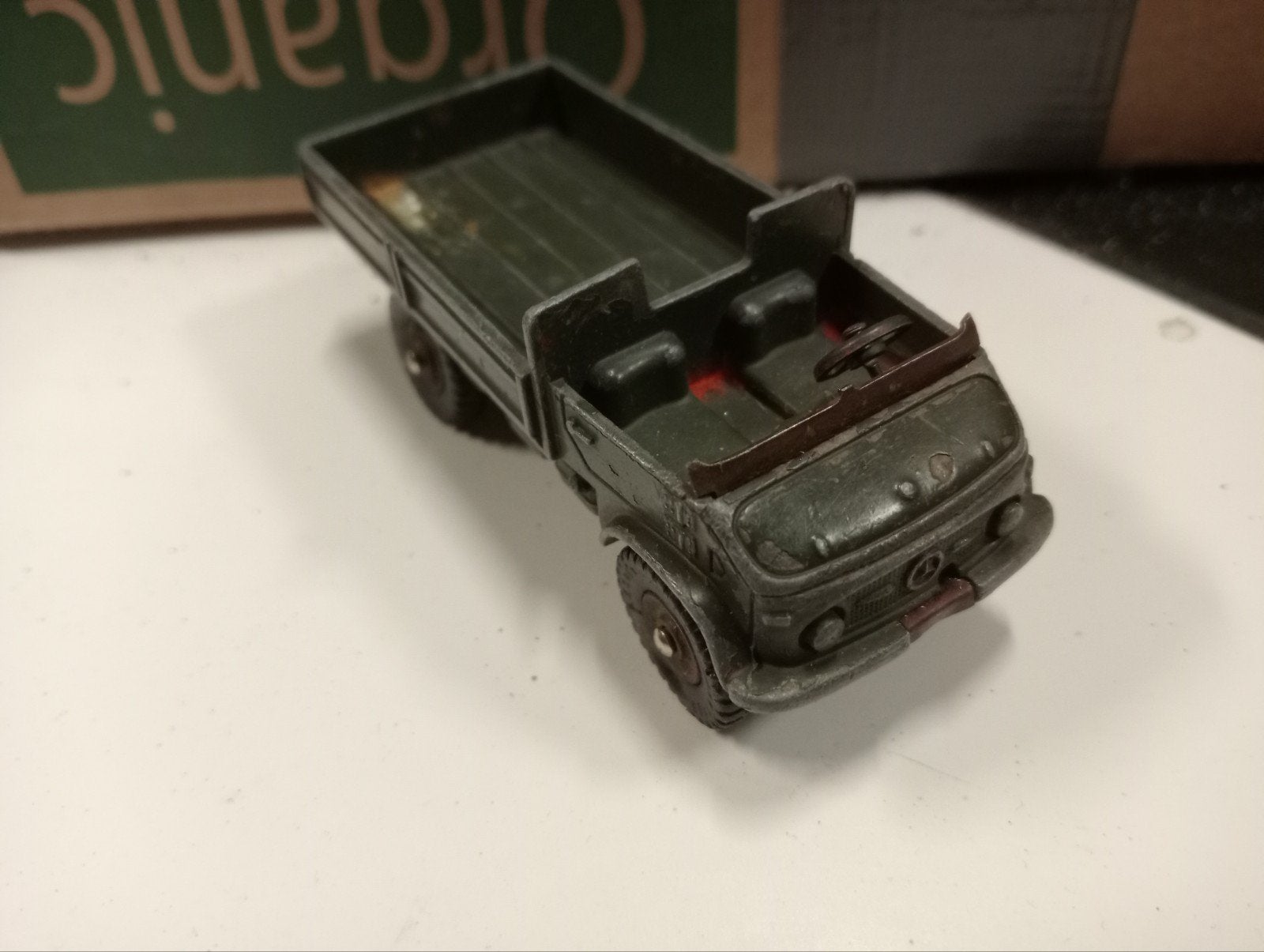 Mercedes Benz Unimog dinky toys 821, Ophalen of Verzenden, Gebruikt, Auto, Dinky Toys