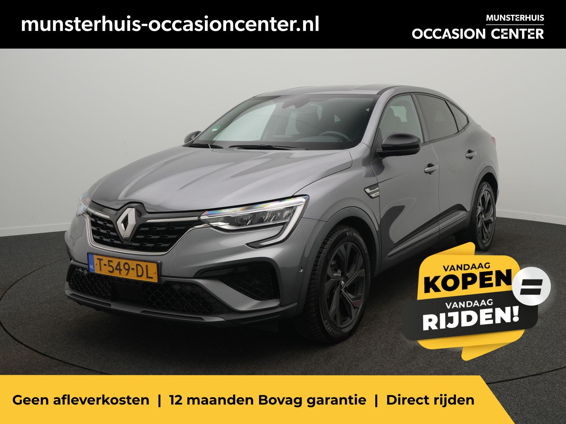 Renault Arkana 1.3 Mild Hybrid 160 R.S. Line - RIJKLAARPRIJS, Auto's, Gebruikt, 4 cilinders, Bedrijf, 1322 kg