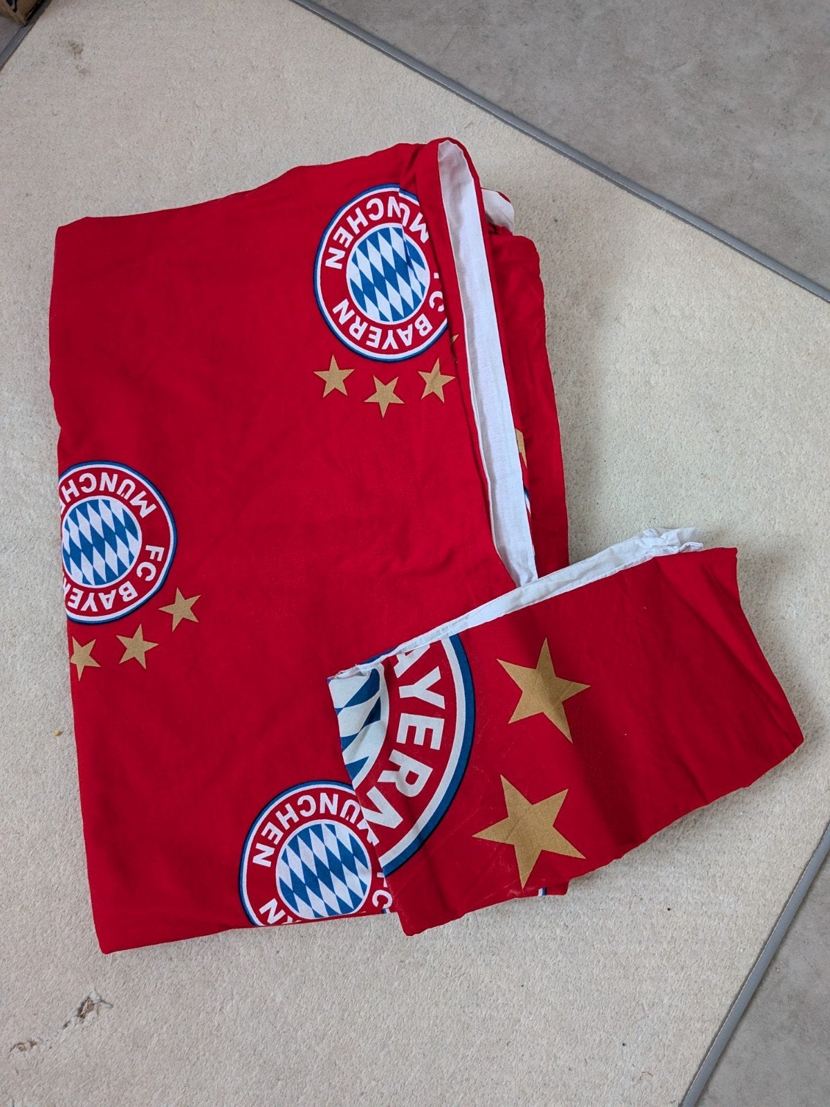Dekbedovertrek Bayern München, Ophalen, Eenpersoons, 90 cm