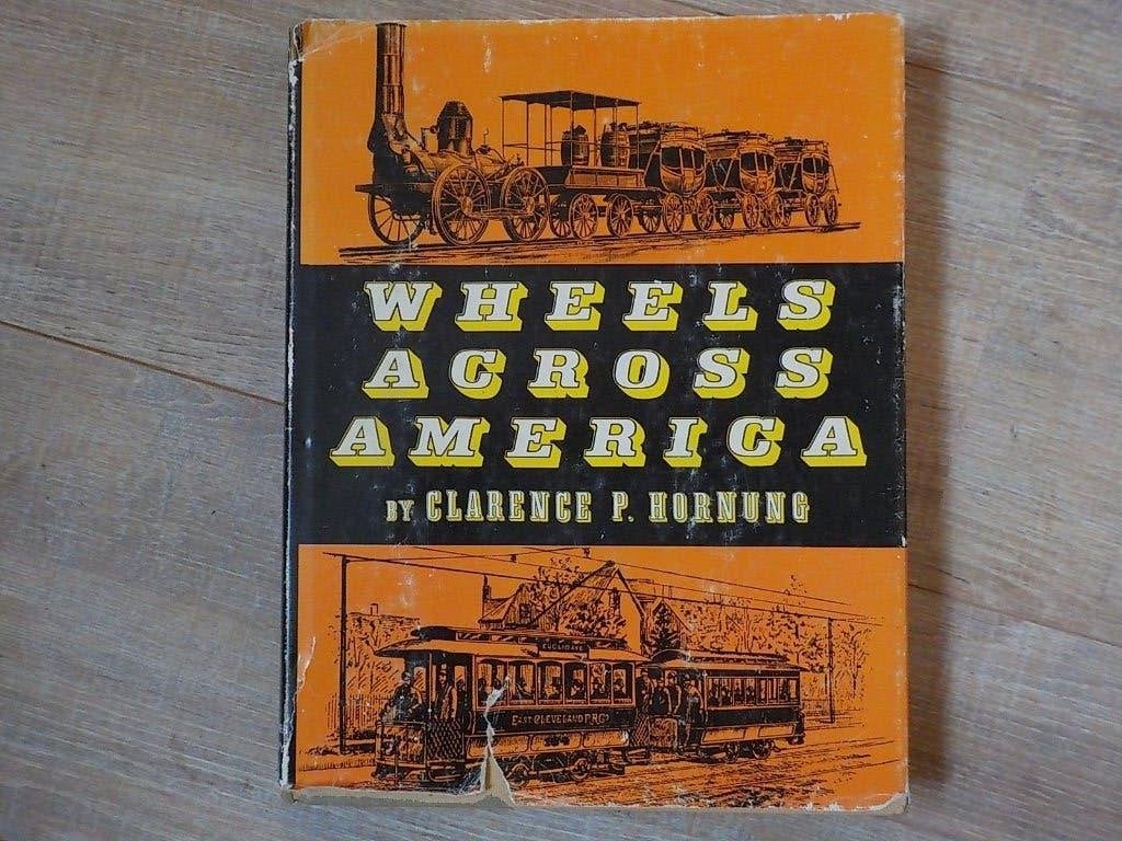 Wheels across america, Ophalen of Verzenden, Gebruikt, Trein, Boek of Tijdschrift