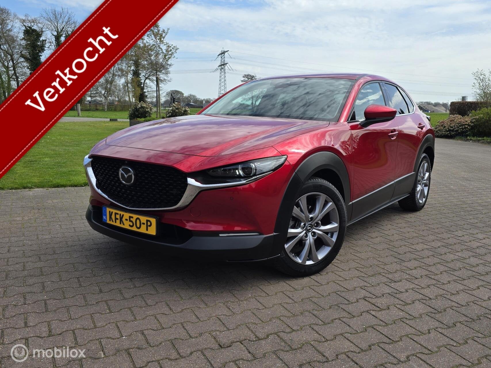 Mazda CX-30 2.0 e-SkyActiv M Hybrid/18 INCH/NAVI/CLIMA/PDC, Auto's, 1998 cc, Stof, Gebruikt, 4 cilinders