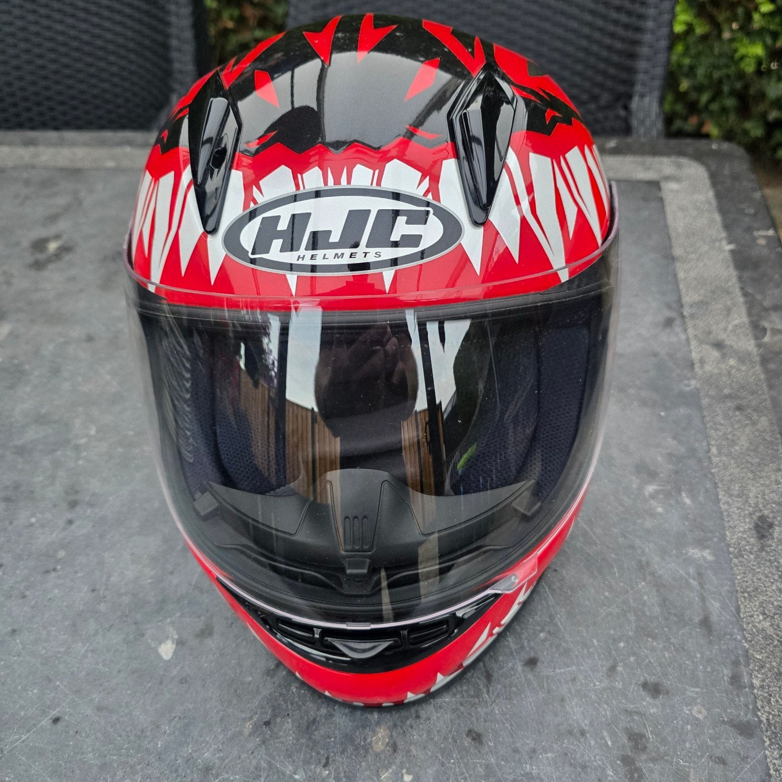 motorhelm HJC, Motoren, Dames, XXS, HJC, Ophalen of Verzenden