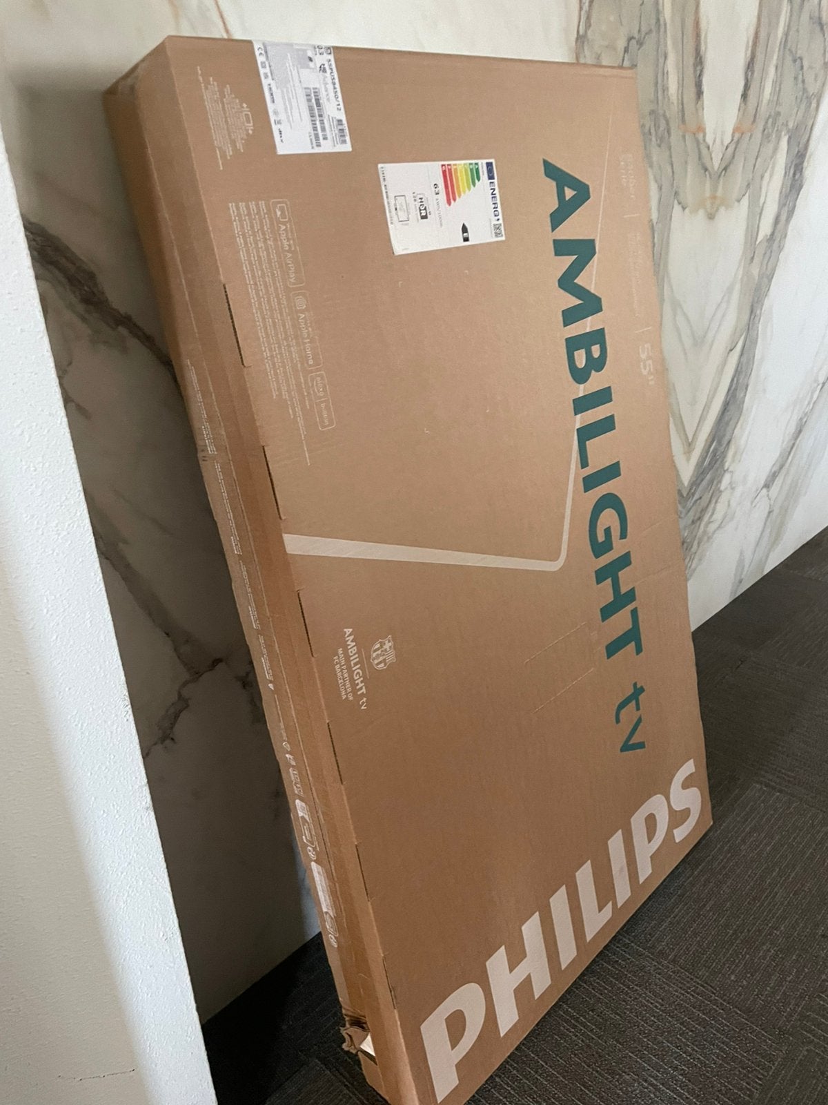 55 INCH TV Samsung Ambilight, Ophalen, Zo goed als nieuw
