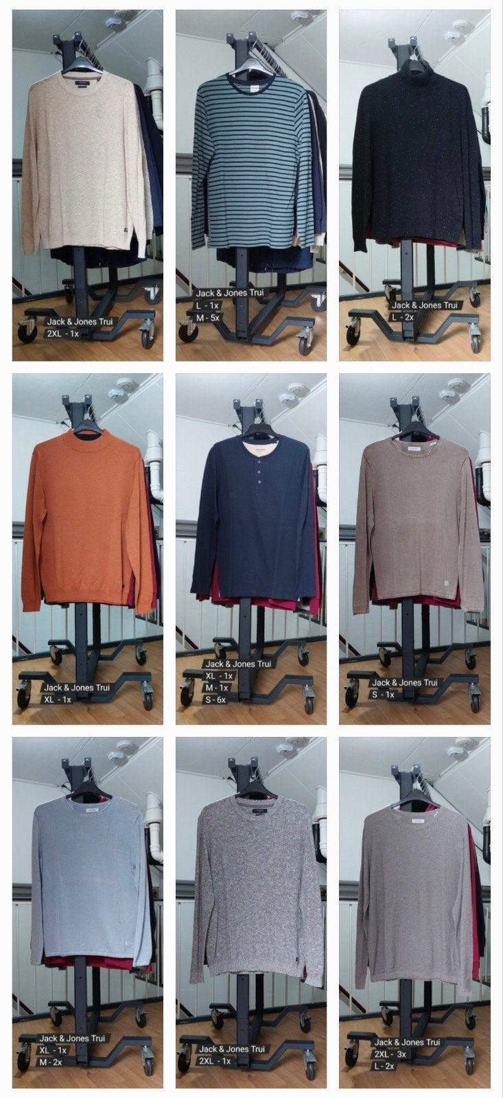 Partij verkopen! Diverse Merkkleding Jack & Jones Truien Uni, Ophalen of Verzenden, Nieuw