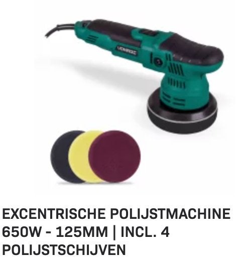 Polijstmachine, Ophalen, Gebruikt, 600 tot 1200 watt, Overige typen