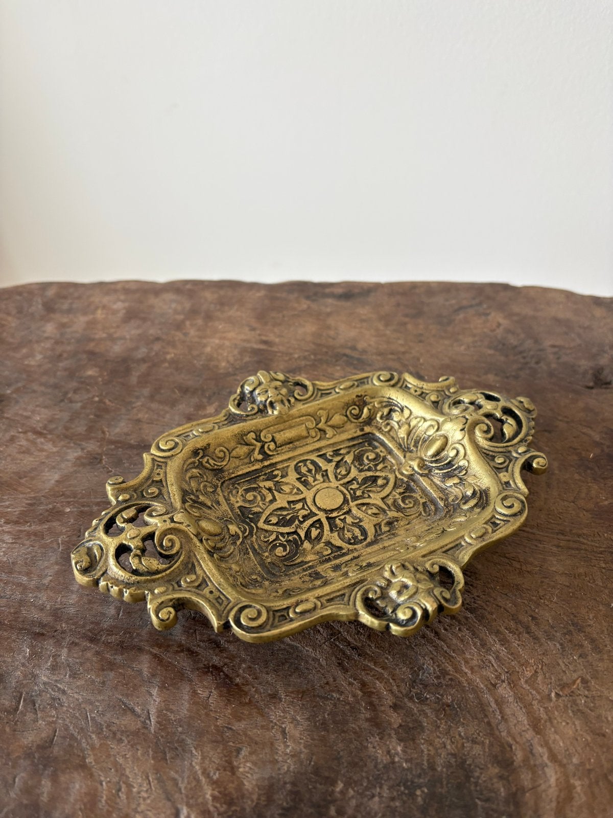 Antieke koperen tray, Ophalen of Verzenden, Koper