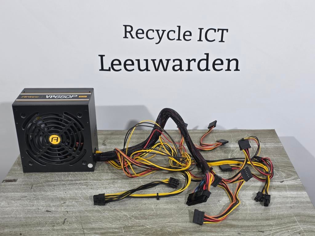 Antec 650w max voeding psu power supply vp650p plus, Ophalen of Verzenden, Gebruikt