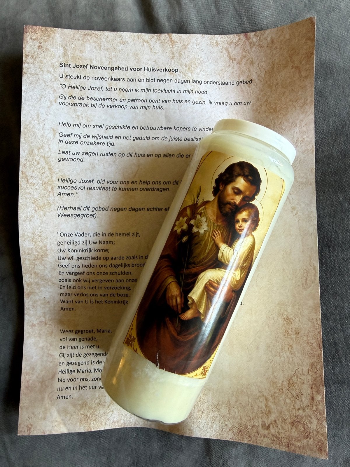 Sint Jozef Noveenkaars (voor Huisverkoop), Ophalen of Verzenden