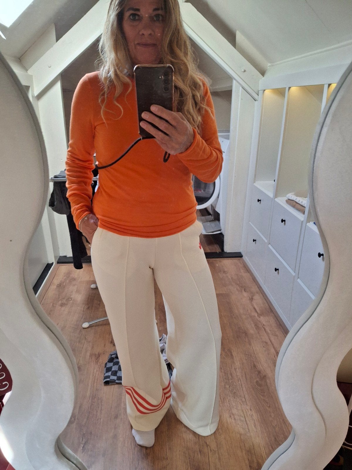 Set nieuwe Adidas trainingsbroek en trui, Ophalen of Verzenden, Zo goed als nieuw, Maat 36 (S)