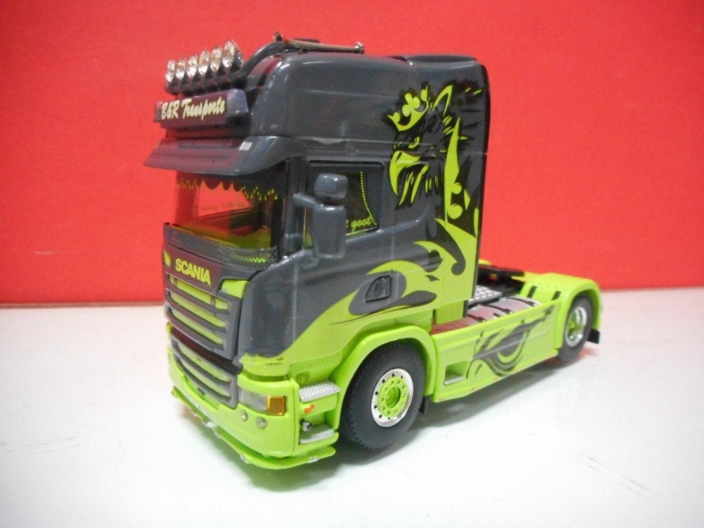 WSI SCANIA B&R TRANSPORTE DUITSLAND 01-1679, Hobby en Vrije tijd, Modelauto's | 1:50, Ophalen of Verzenden, Nieuw, Bus of Vrachtwagen
