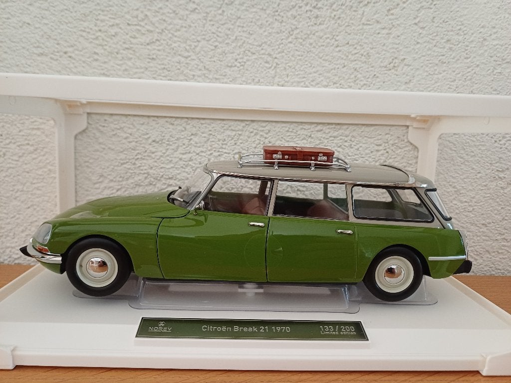 Citroen DS 21 break 1970 Vert  Muscine DS 23 Pallas 1973 NEW, Ophalen of Verzenden, Nieuw, Auto, Norev