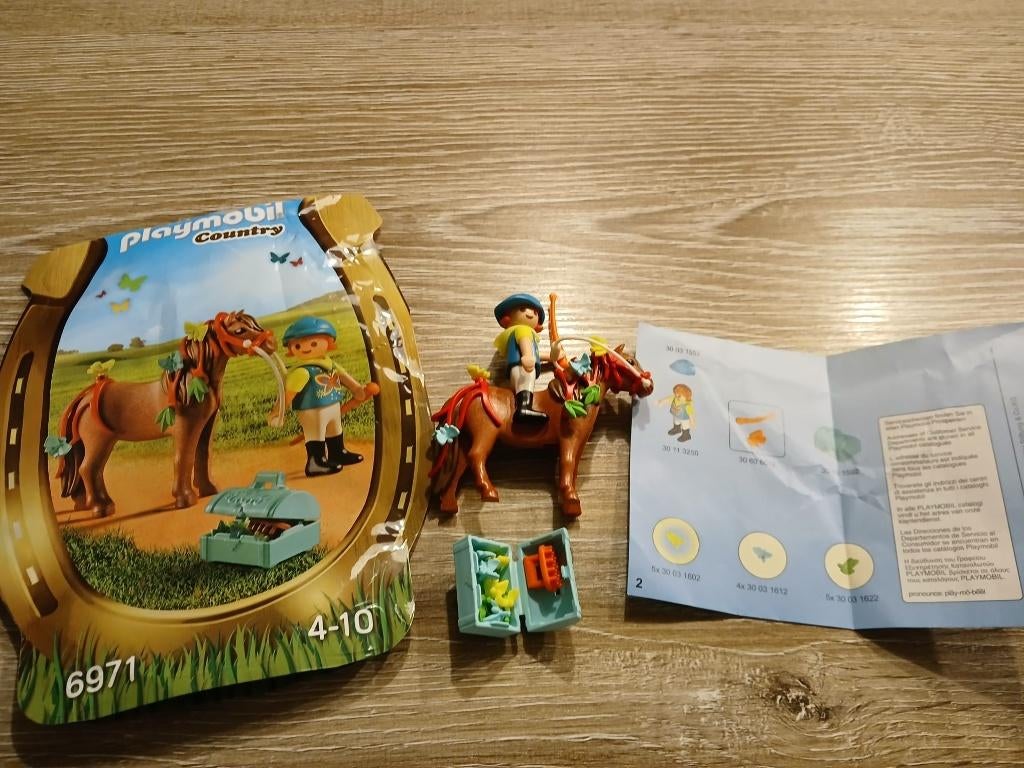 Playmobil Country 6971 – Pony Vlinder, Kinderen en Baby's, Speelgoed | Playmobil, Ophalen of Verzenden, Zo goed als nieuw, Complete set