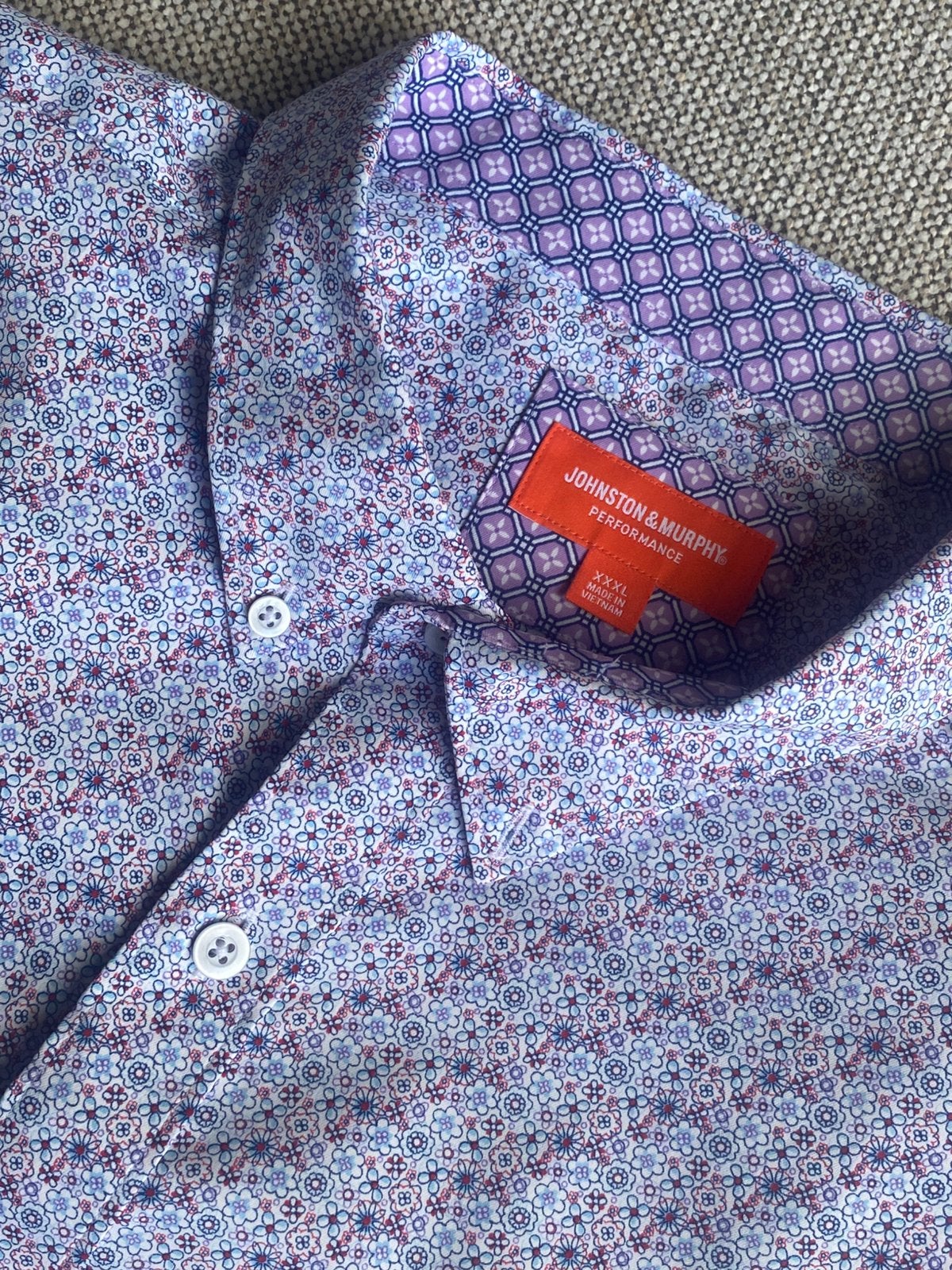 Johnston & Murphy overhemd blouse maat XXXL, Kleding | Heren, Grote Maten, Overhemd, Overige kleuren, ., Ophalen of Verzenden