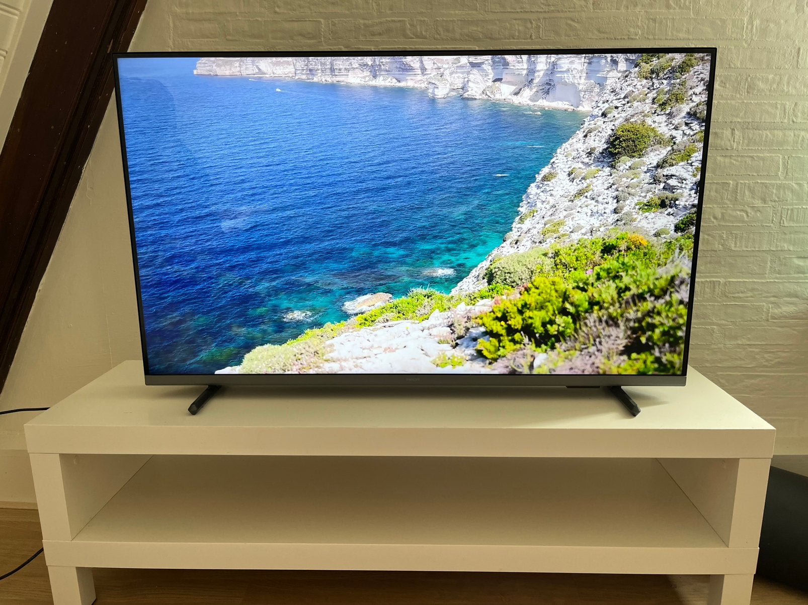 IKEA Lack TV-meubel - Wit, Ophalen, Overige materialen, Gebruikt, 50 tot 100 cm