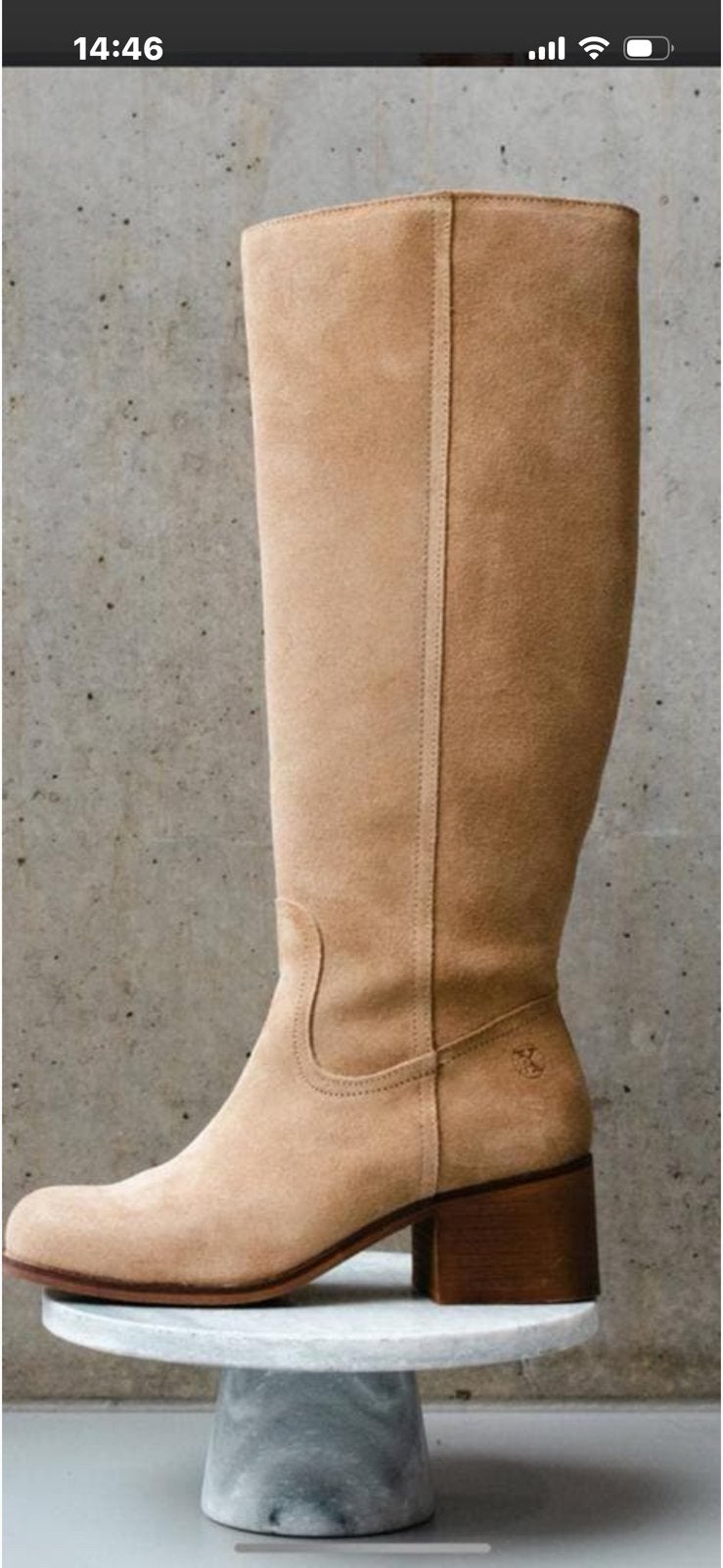 Mooie ZOMERLAARS  nog nieuw, Kleding | Dames, Schoenen, Ophalen of Verzenden, Zo goed als nieuw, Beige, Hoge laarzen