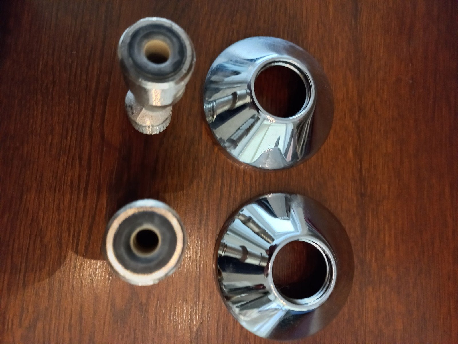 Grohe douche aansluitstukken chroom (2x), Ophalen of Verzenden, Nieuw, Chroom, Douche